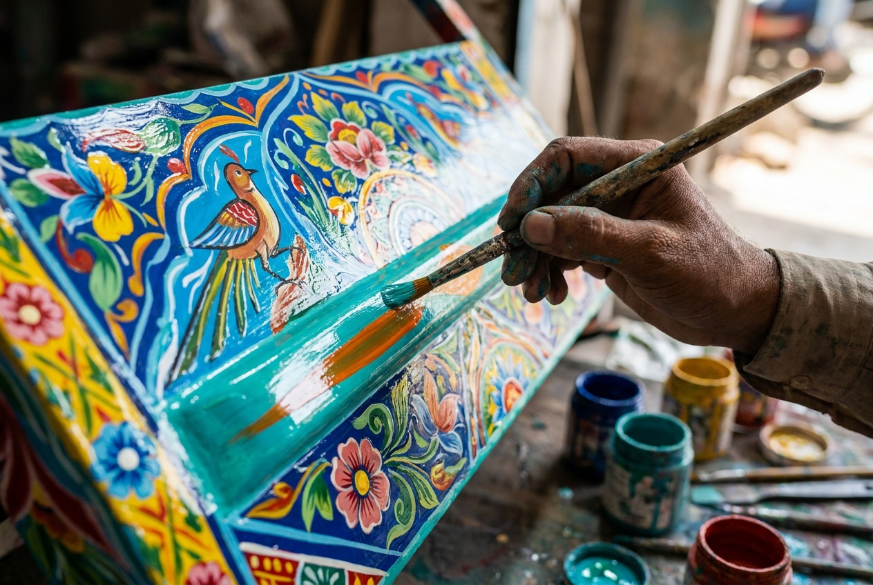রিকশাচিত্র অঙ্কন