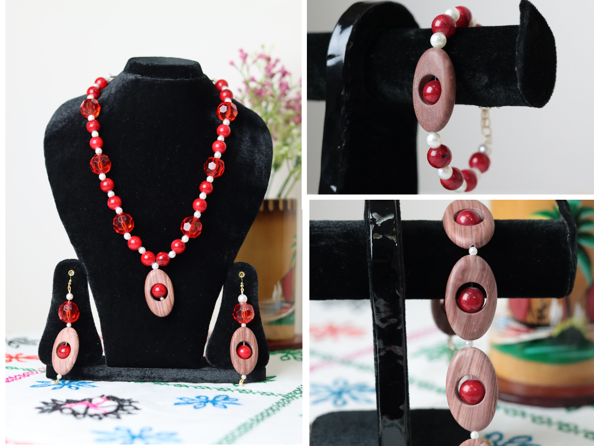 Ruby Wood-Tone Set