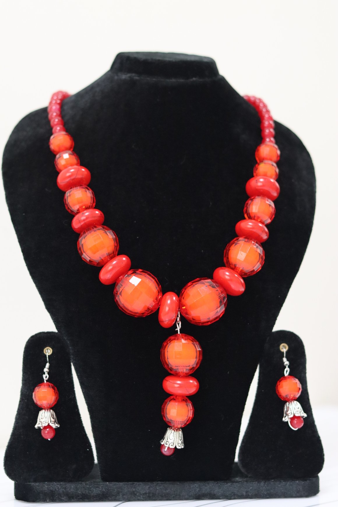 Scarlet Red Crystal Set