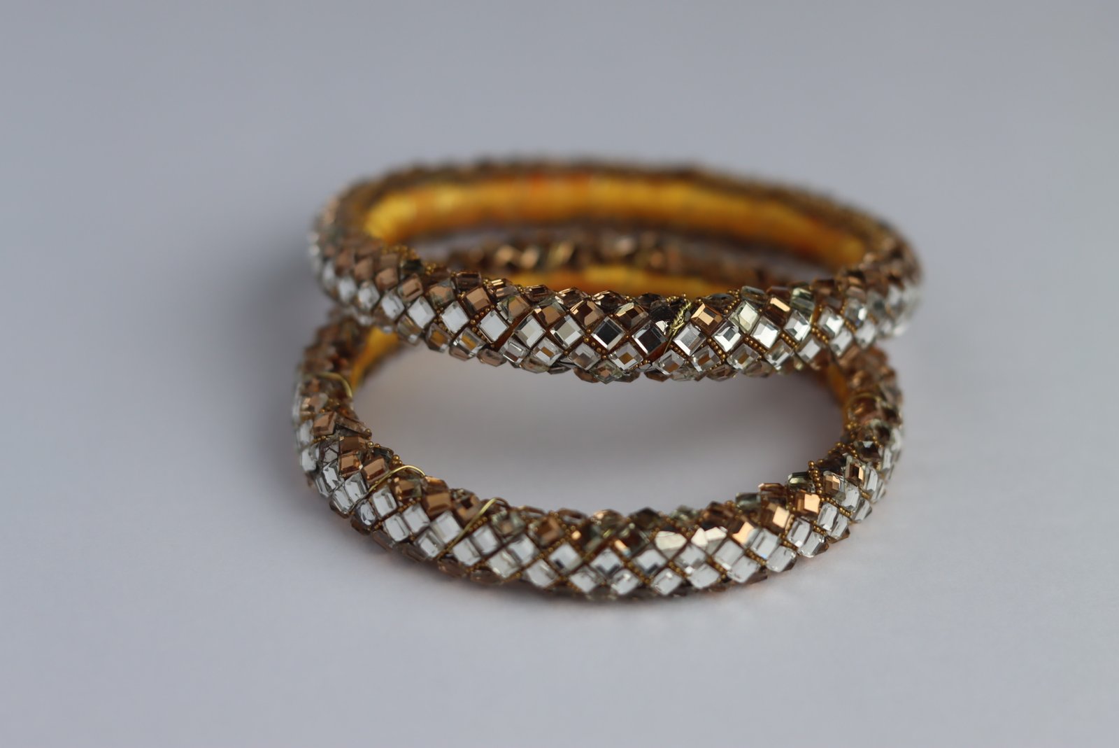 Champagne Shimmer Bangles