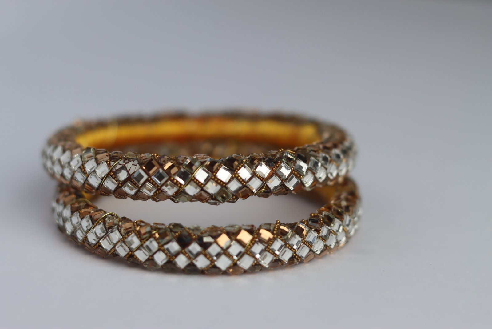 Champagne Shimmer Bangles