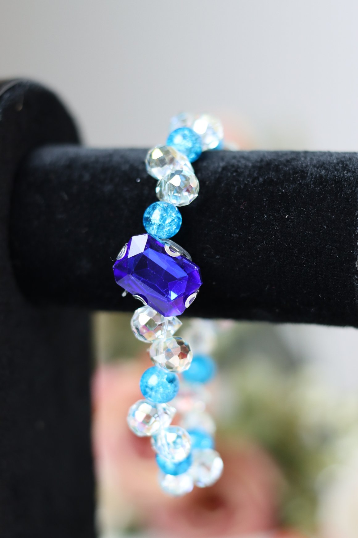 Royal Blue & Ocean Crystal Bracelet