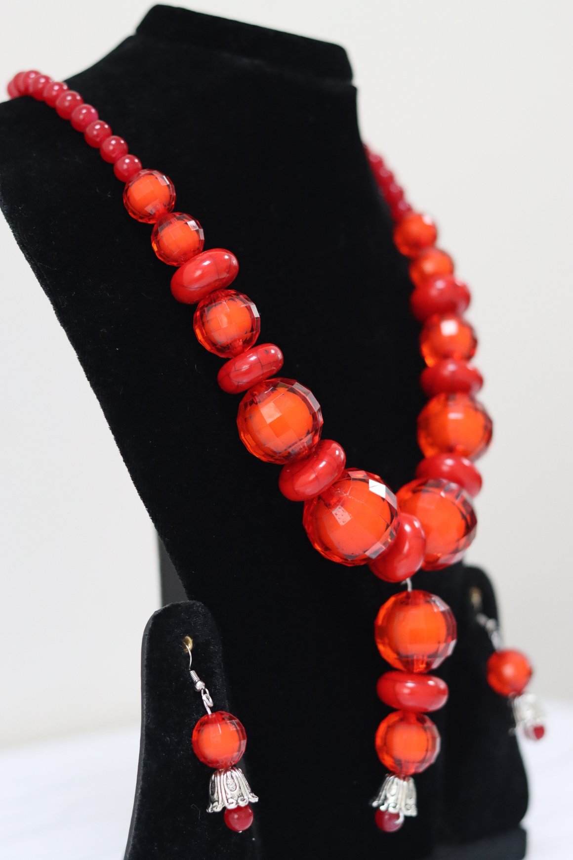 Scarlet Red Crystal Set